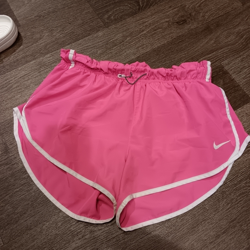 Nike Women's Pink Athletic Shorts SizL